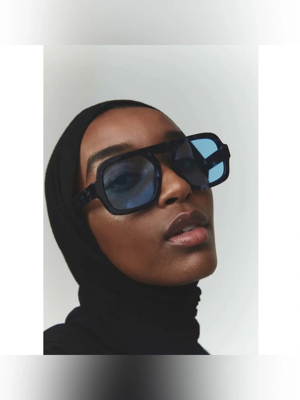 Elisa Johnson Jane Sunglasses in Blue Tortoise